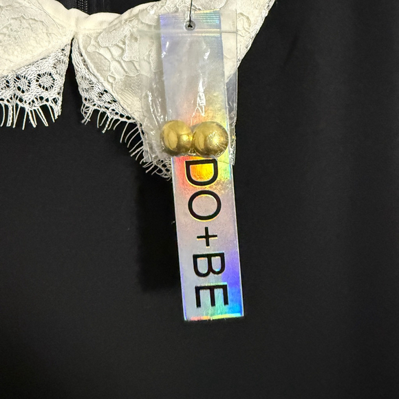 DO+BE sz L peter pan victorian collar mini dress - Picture 6 of 10